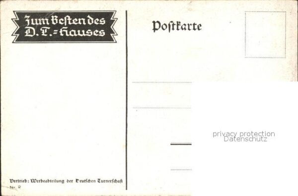 Kuenstlerkarte Amtsberg Eichenbaum Bundeszeichen Deuts – Bild 2