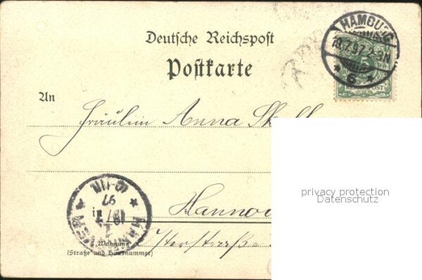 Gartenbauaustellung Hamburg Tor Holstenplatz Litho – Bild 2