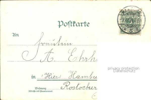 Bismarck Schloss Friedrichsruh Litho – Bild 2