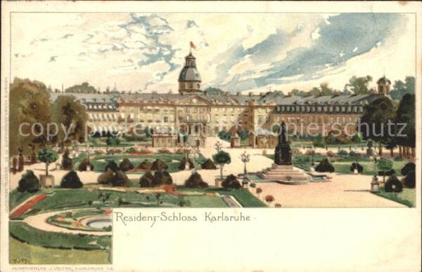 Kley Residenz-Schloss Karlsruhe