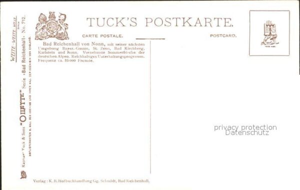 Verlag Tucks Oilette Nr. 712 Bad Reichenhall – Bild 2