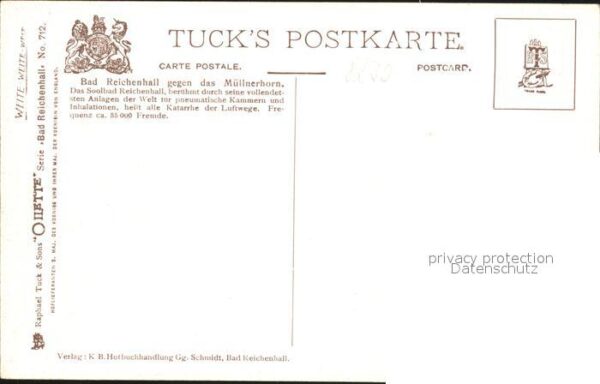 Verlag Tucks Oilette Nr. 712 Bad Reichenhall – Bild 2