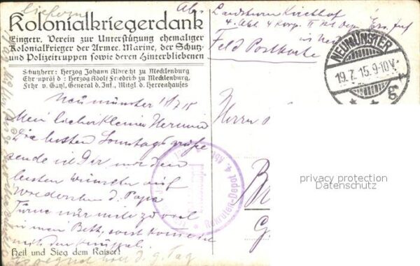 Wilhelm II Adler Fahnen Schwarz-Weiss-Rot Krone Ko – Bild 2