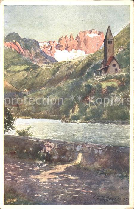 Verlag Schulverein Nr. 417 Rosengarten vom Bozner Boden Künstl