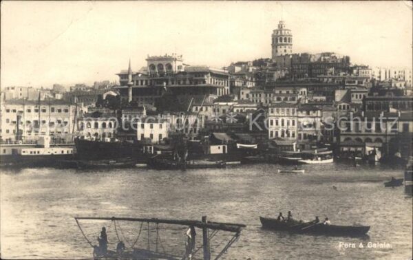 Pera Galata Teilansicht Hafen
