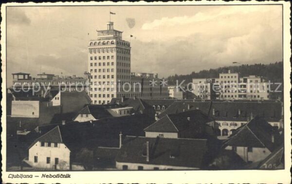 Ljubljana Neboticnik Hochhaus