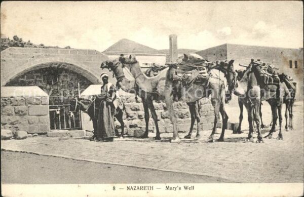 Nazareth Israel Mary's Well Kamel