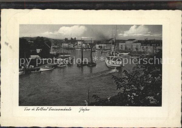 Swinemuende Ostseebad Westpommern Seebad Solbad Hafen