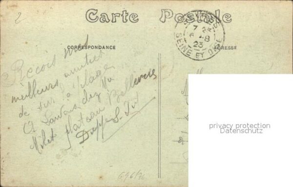 Dampfer Oceanliner Dieppe Steamer Paris – Bild 2