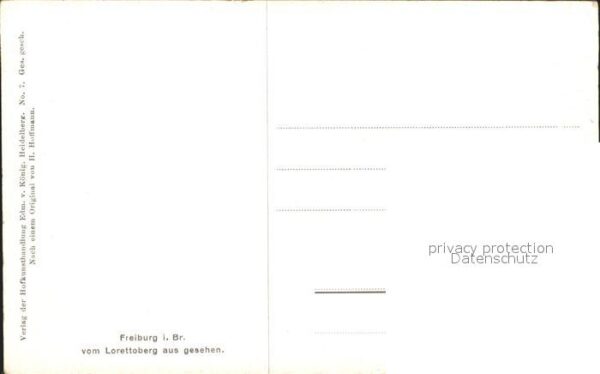 Hoffmann Heinrich Freiburg im Breisgau vom Lorettoberg Nr – Bild 2