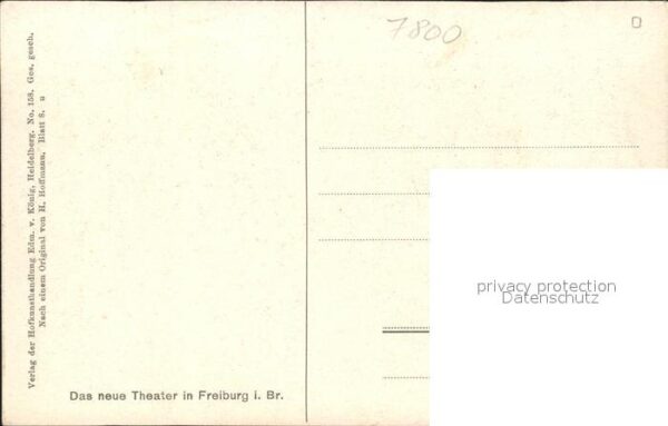 Hoffmann Heinrich Neue Theater Freiburg im Breisgau Nr. 1 – Bild 2