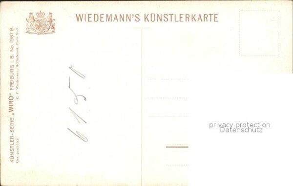 Verlag Wiedemann WIRO Nr. 1987 B Freiburg im Breisgau Günterstal – Bild 2