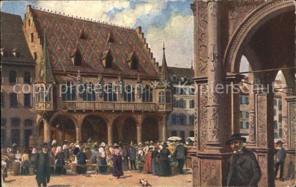 Hoffmann Heinrich Freiburg im Breisgau Münsterplatz Kaufh