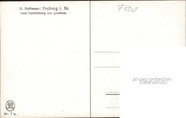 Hoffmann Heinrich Freiburg im Breisgau vom Lorettoberg Nr – Bild 2