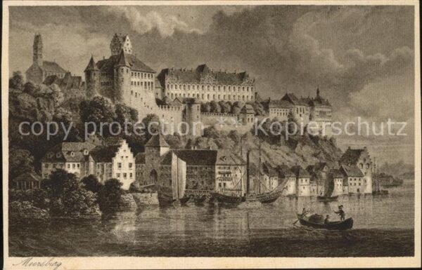 Kuenstlerkarte K. Corradi Meersburg am Bodensee