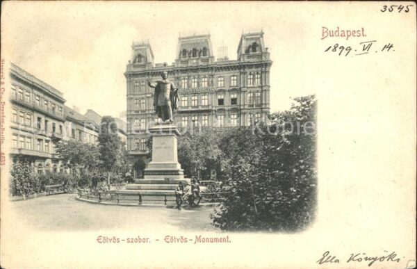 Budapest Eötvös Monument