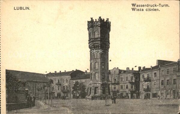 Lublin Lubelskie Wasserdruck Turm