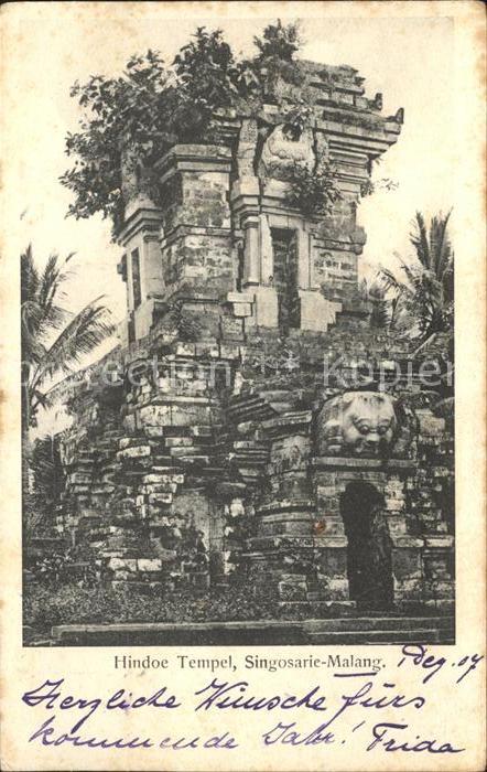 Malang Hindoe Tempel Singosarie