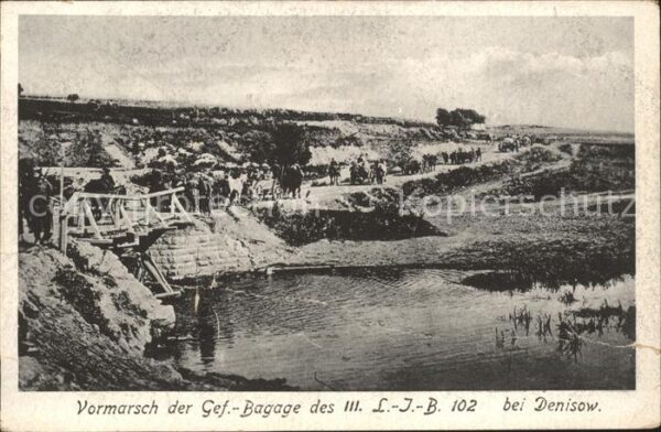 Denisow Vormarsch Gef Bagage des III L J B