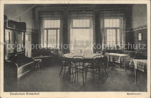 Greifenberg Gryfow Slaski Sanatorium Birkenhof Spielzimmer