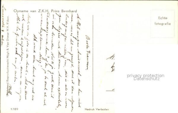 Adel Niederlande Prinz Bernhard – Bild 2