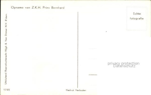 Adel Niederlande Prinz Bernhard – Bild 2