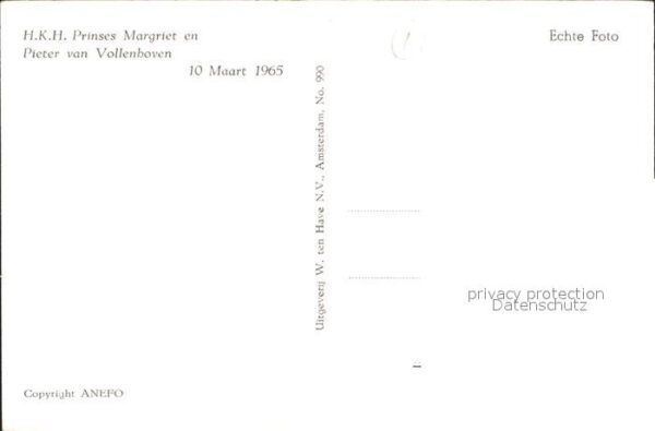 Adel Niederlande Prinzessin Margret Pieter van Vollenhov – Bild 2