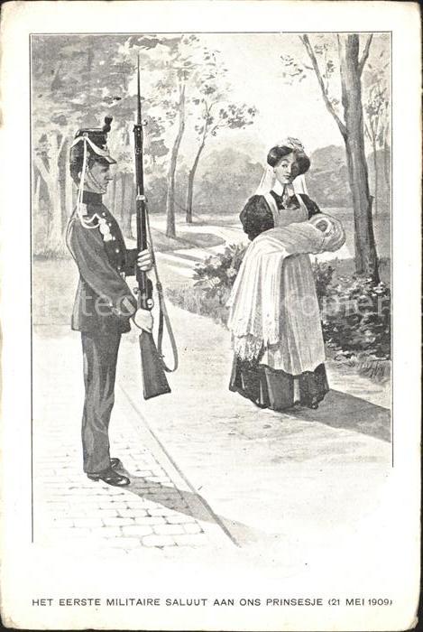 Adel Niederlande Prinzessin Juliana Leibgarde Militärisc