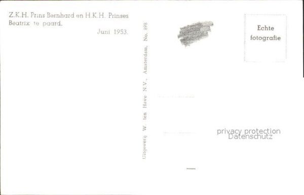 Adel Niederlande Prinz Bernhard Prinzessin Beatrix – Bild 2