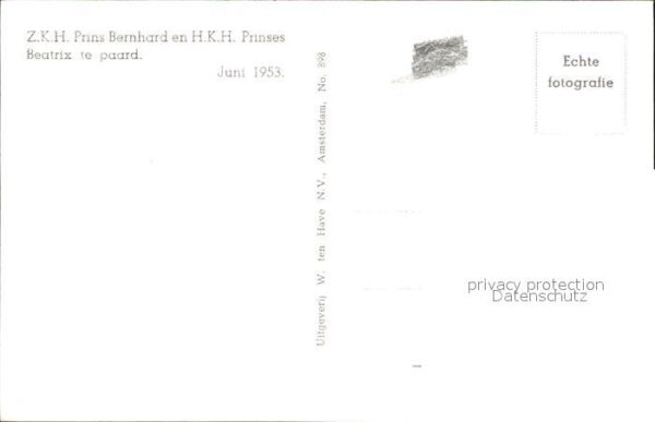 Adel Niederlande Prinz Bernhard Prinzessin Beatrix – Bild 2