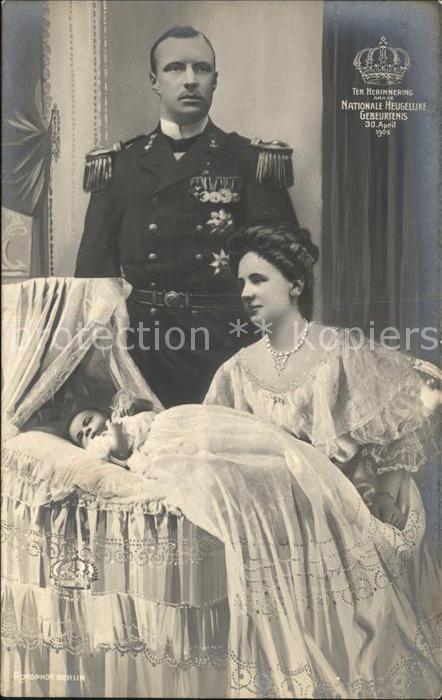 Adel Niederlande Königin Wilhelmina Prinz Hendrik Prinze