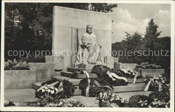 Adel Niederlande Denkmal Königin Mutter Emma Monument