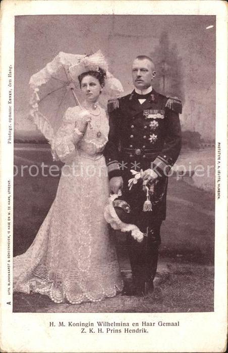 Adel Niederlande Königin Wilhelmina Prinz Hendrik