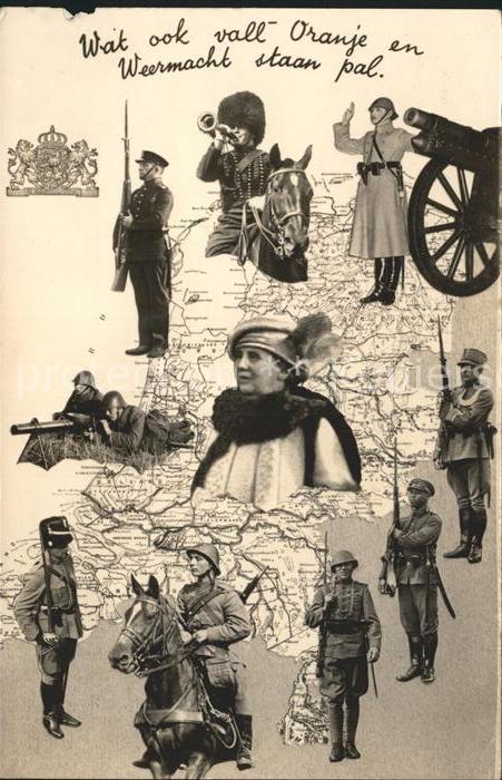 Adel Niederlande Königin Wilhelmina Wehrmacht Oranje Sol
