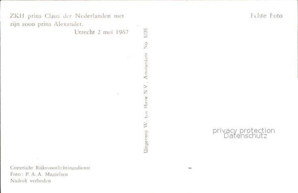 Adel Niederlande Prinz Claus von Amsberg Sohn Prinz Will – Bild 2