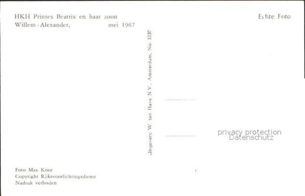 Adel Niederlande Prinzessin Beatrix Sohn Prinz Willem-Al – Bild 2