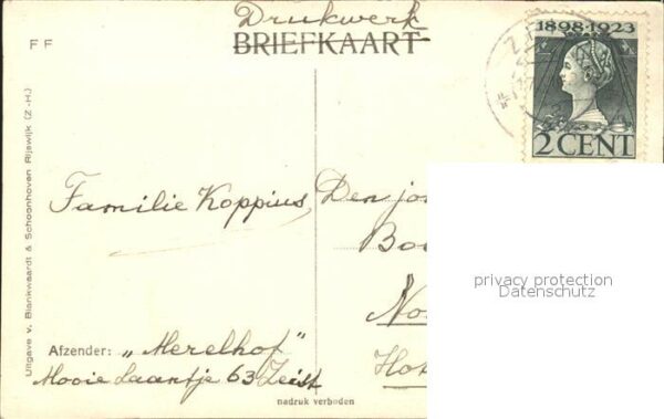 Adel Niederlande Prinzessin Juliana Künstlerkarte Deutma – Bild 2