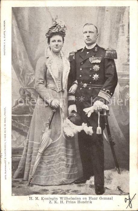 Adel Niederlande Königin Wilhelmina Prinz Hendrik