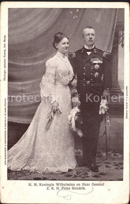 Adel Niederlande Königin Wilhelmina Prinz Hendrik