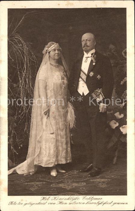 Adel Niederlande Königin Wilhelmina Prinz Hendrik Silber