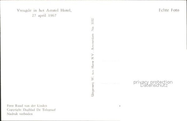 Adel Niederlande Amstel Hotel Prinz Bernhard – Bild 2
