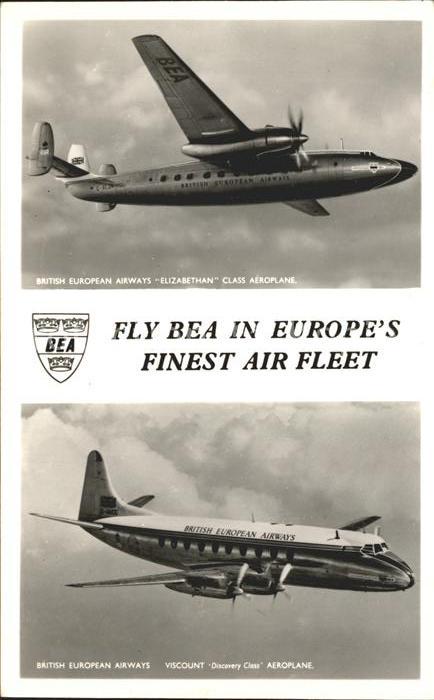 Flugzeuge Zivil BEA Elizabethan Class Viscount Discover