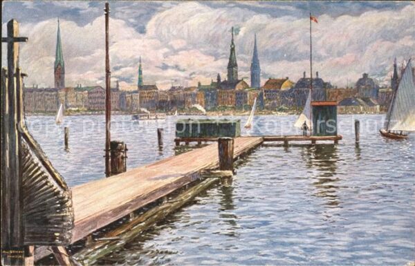 Ullmann Max Hamburg Binnenalster