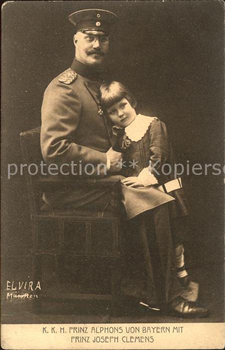 Adel Bayern Prinz Alphons Prinz Joseph Clemens