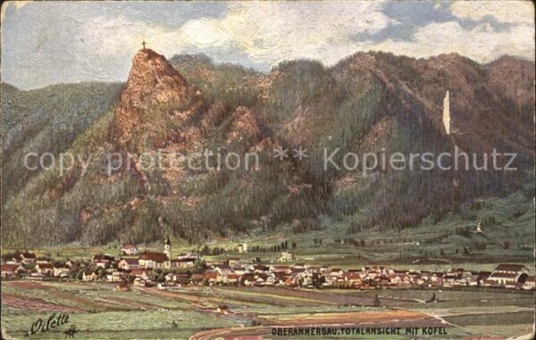 Verlag Tucks Oilette Nr. 726 Oberammergau