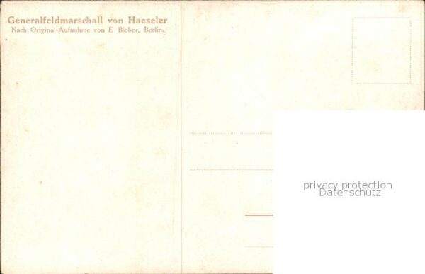 Generaele Gottlieb von Haeseler – Bild 2