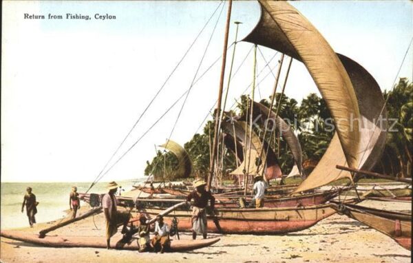 Fischerei Fischerboote Ceylon
