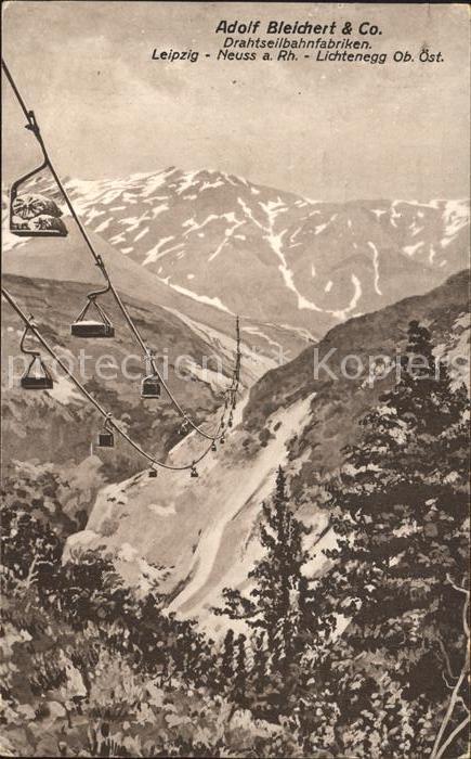 Seilbahn Sessellift Adolf Bleicht und Co Drahtse
