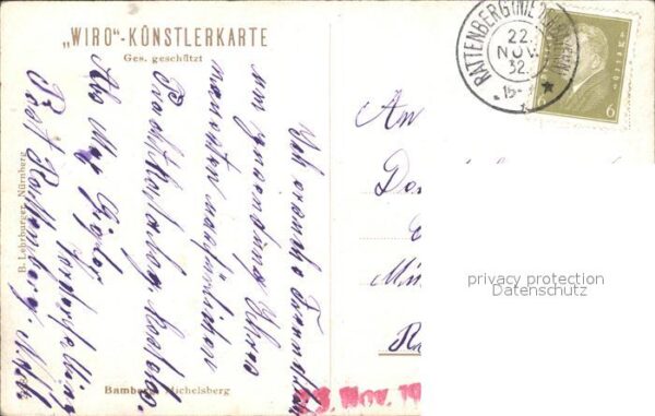 Verlag WIRO Wiedemann Nr. 2188 Bamberg Michelsberg – Bild 2