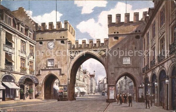 Verlag Wiedemann WIRO Nr. 2161 D München Karlstor
